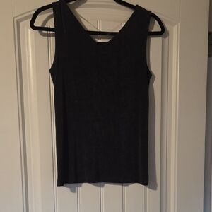 Chico's Elegant DARK Gray Tank Top